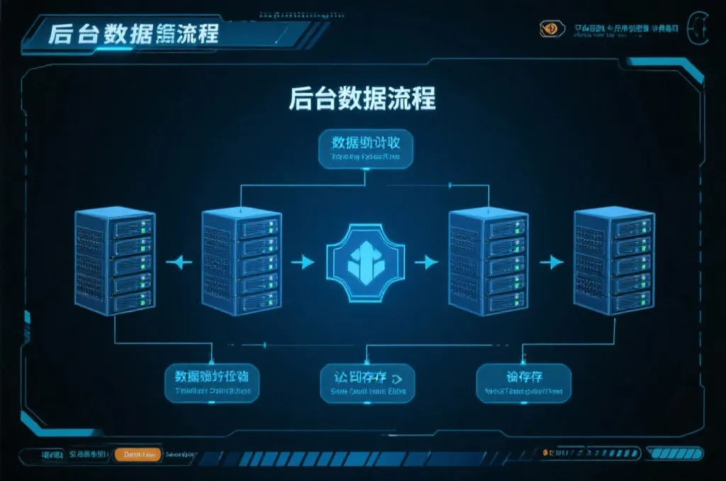 彩票开奖数据后台处理流程图